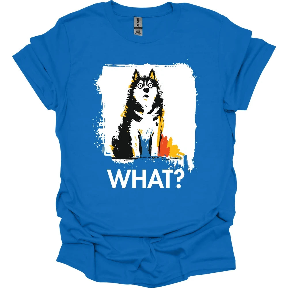 Siberian Husky - What Dog T-Shirt - Royal