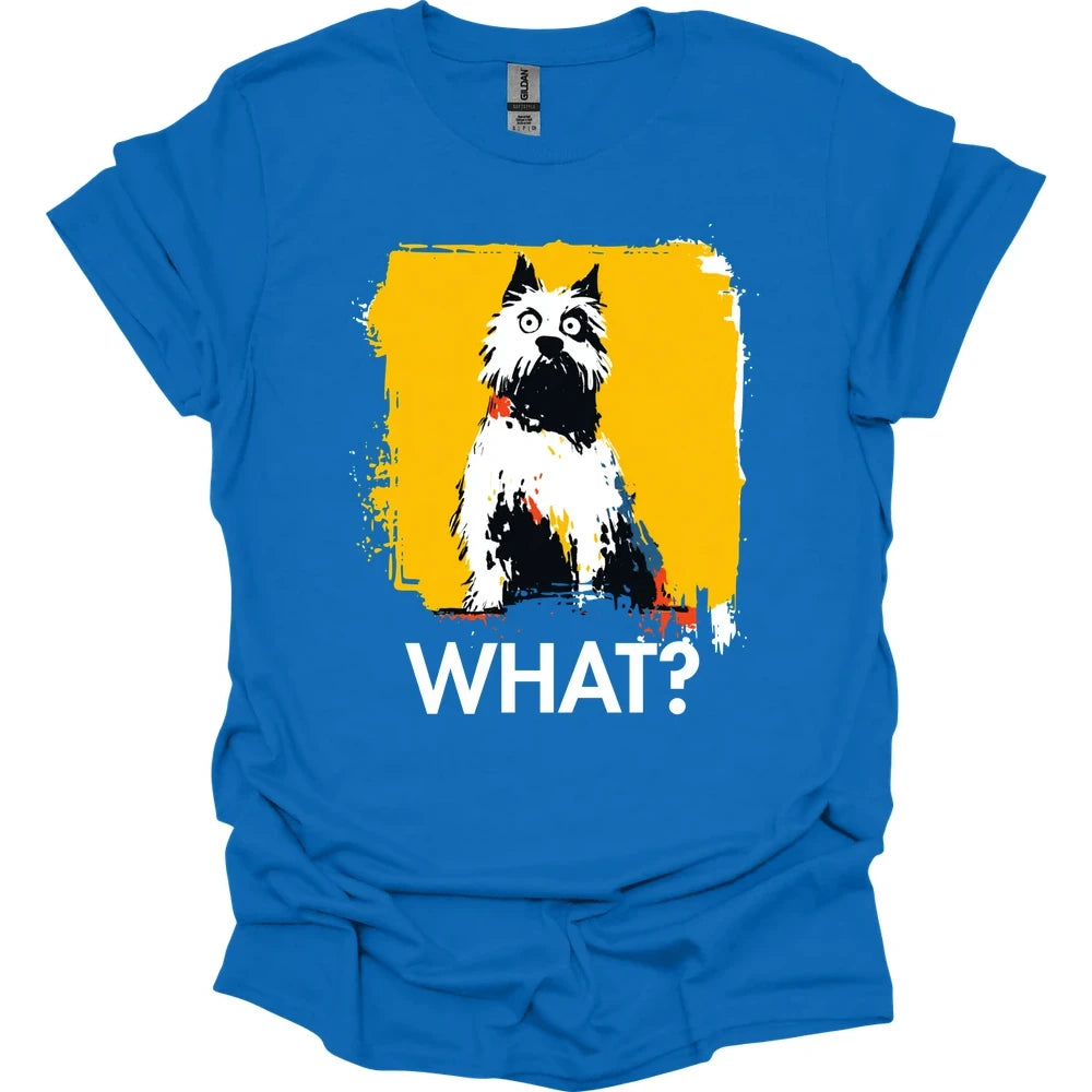 West Highland White Terrier - What Dog T-Shirt - Royal