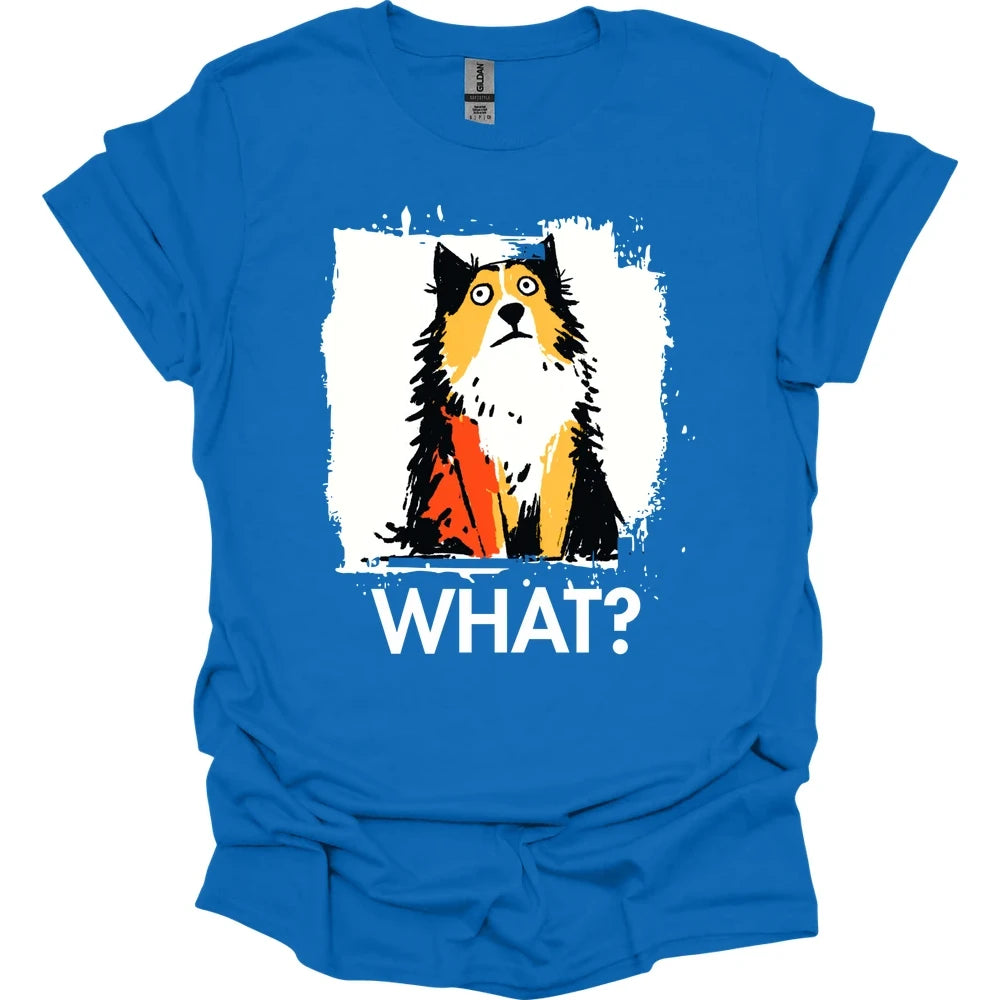 Shetland Sheepdog - What Dog T-Shirt - Royal