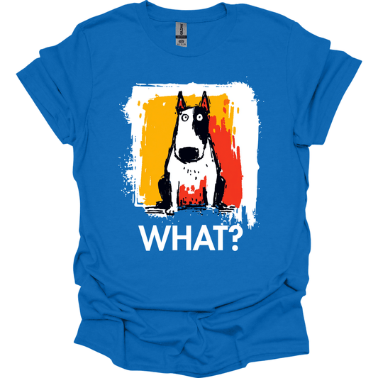 Bull Terrier - What Dog T-Shirt - Royal