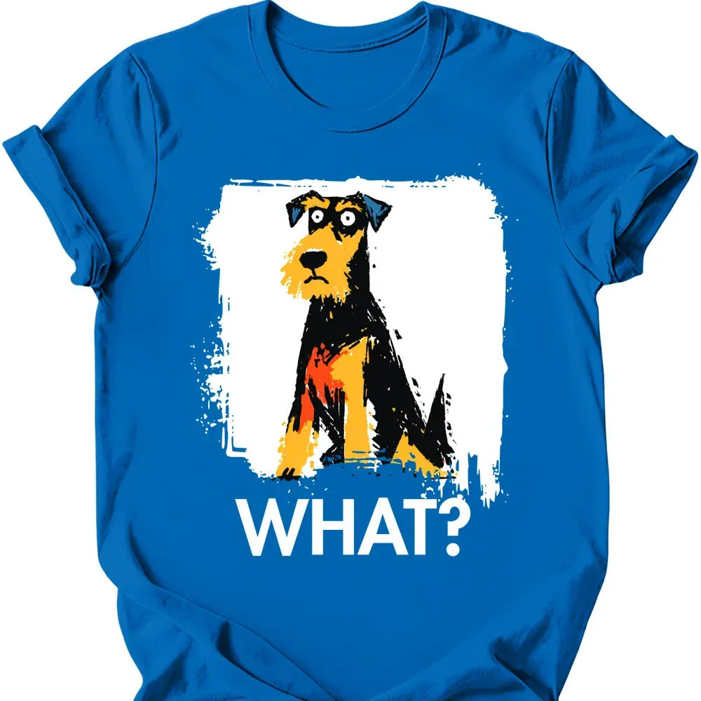 Airedale - What Dog T-Shirt - Royal