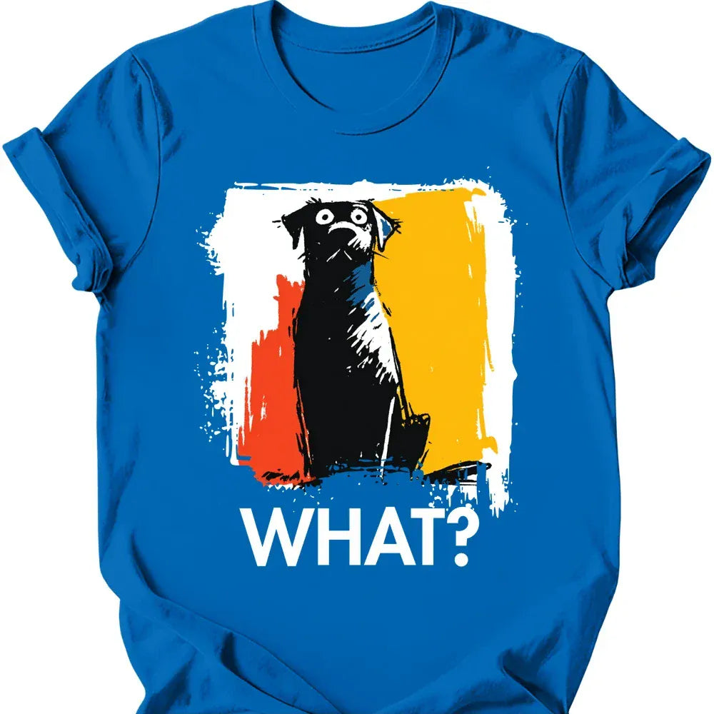 Black Labrador - What Dog T-Shirt - Royal