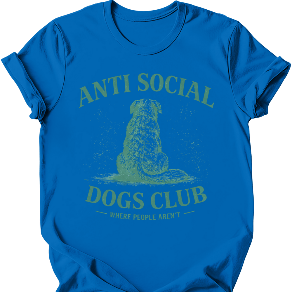 Anti Social T-Shirt - Royal