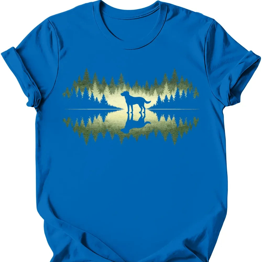 Forest Dog T-Shirt - Royal