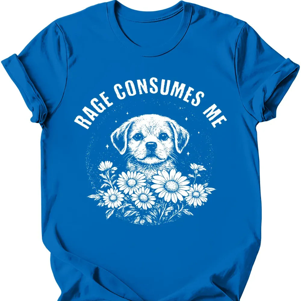 Rage Consumes Me T-Shirt - Royal