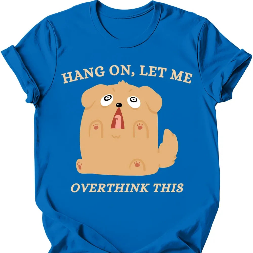 Overthink This T-Shirt - Royal