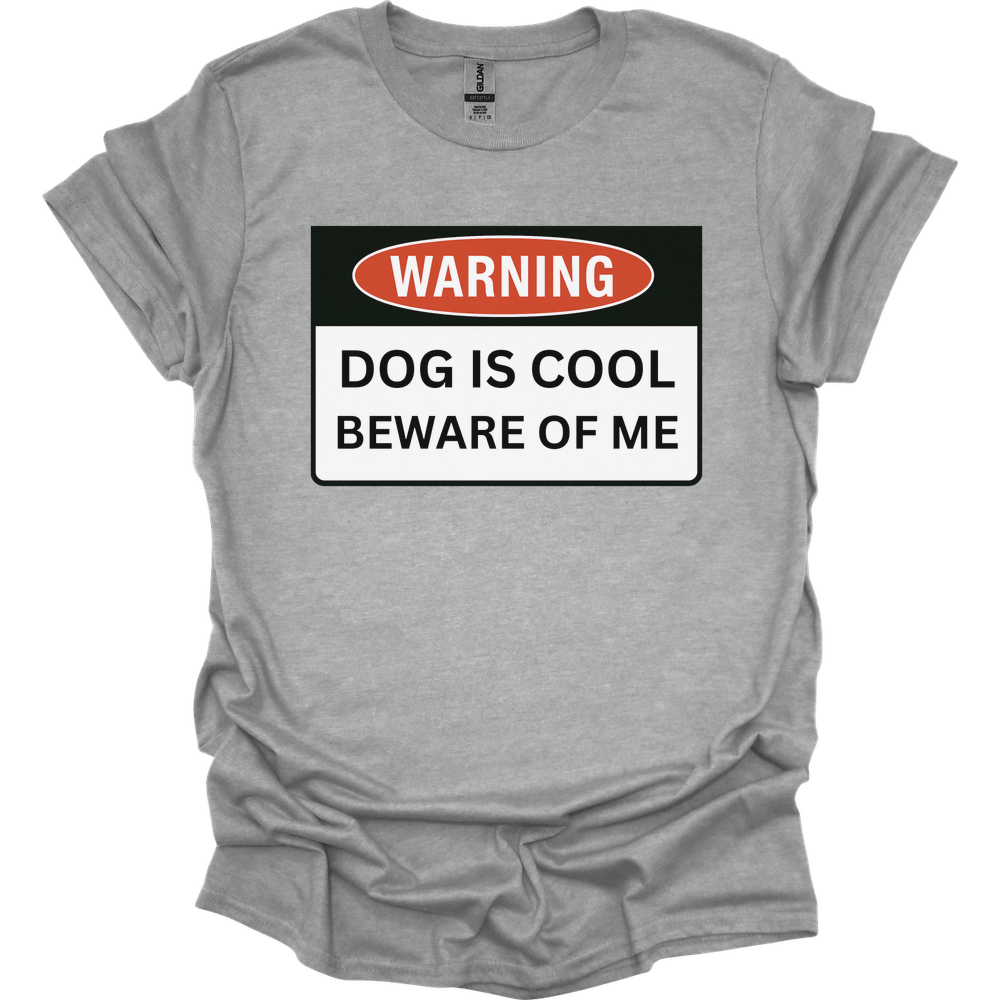 Warning T-Shirt - Sport Grey