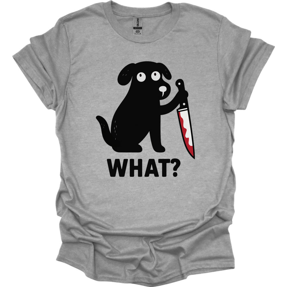 What Dog T-Shirt - Sport Grey