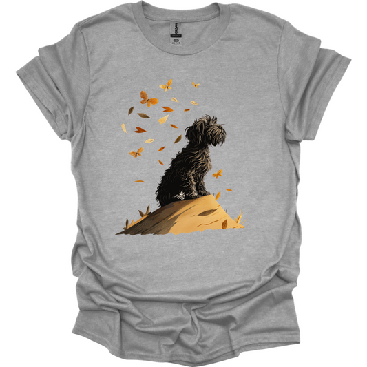 Portuguese Water Dog - Fall Dog T-Shirt - Sport Grey