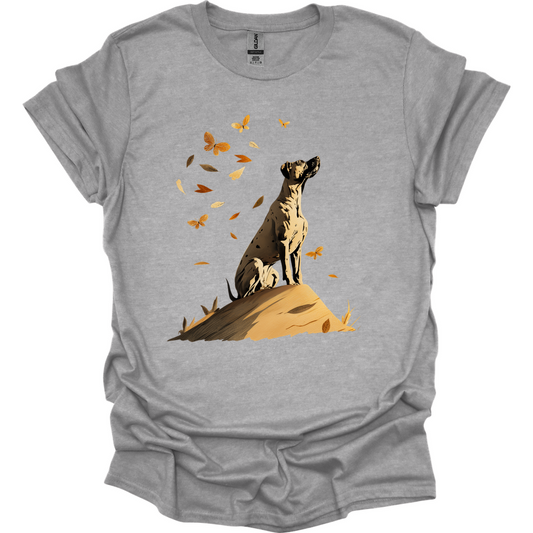 Great Dane - Fall Dog T-Shirt - Sport Grey