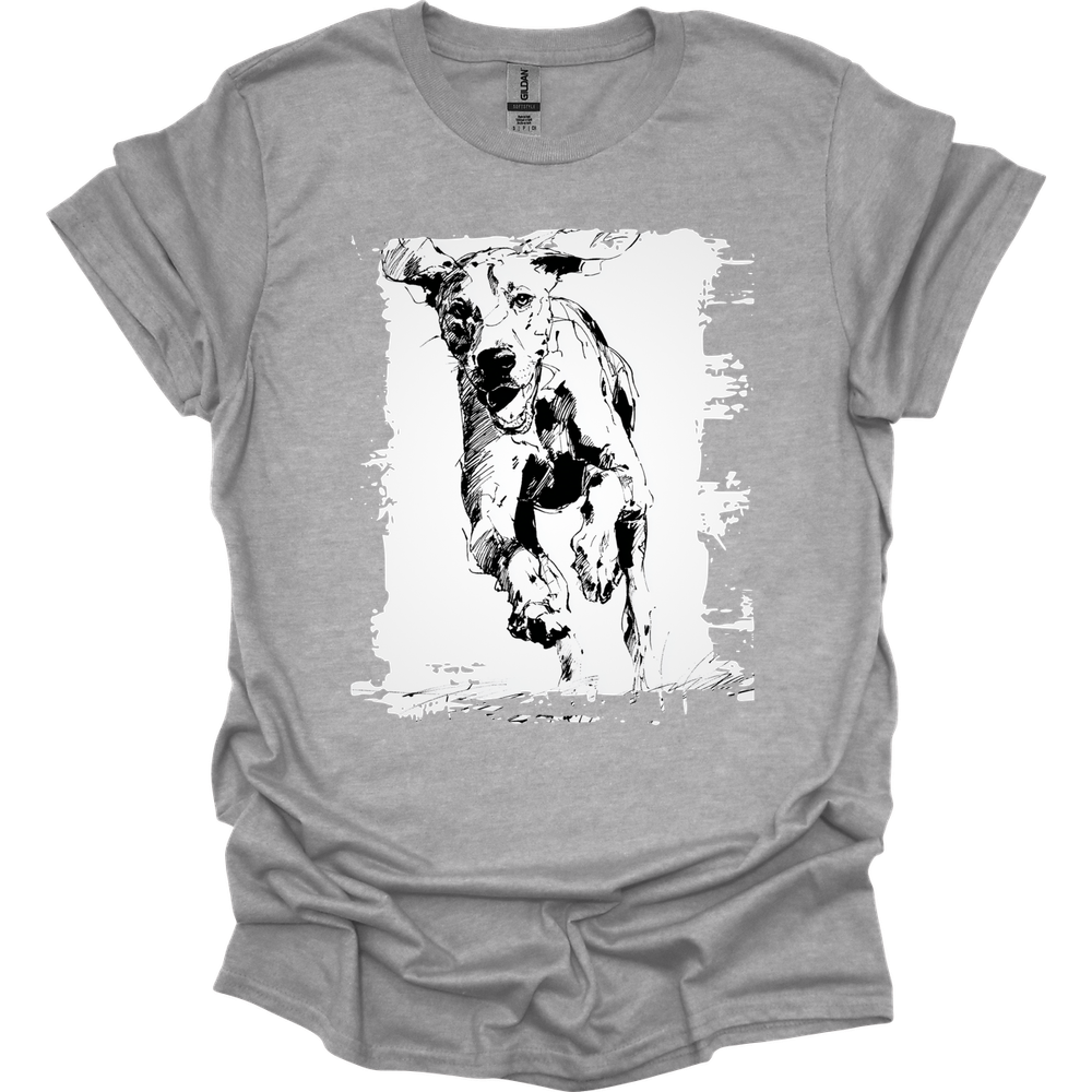 Bracco Italiano - Running Dog T-Shirt - Sport Grey