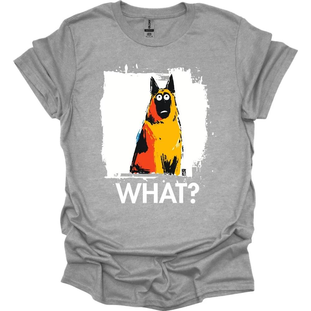Belgian Malinois - What Dog T-Shirt - Sport Grey