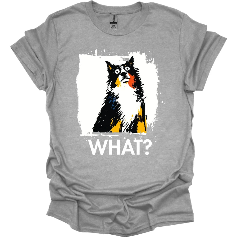 Border Collie - What Dog T-Shirt - Sport Grey