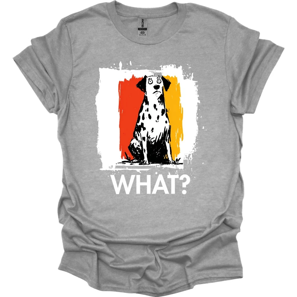 Dalmatian - What Dog T-Shirt - Sport Grey