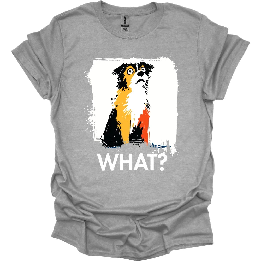 Brittany - What Dog T-Shirt - Sport Grey