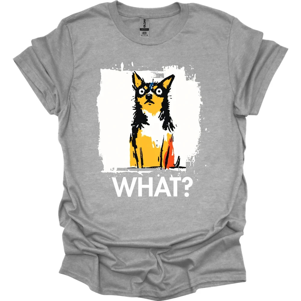 Chihuahua - What Dog T-Shirt - Sport Grey