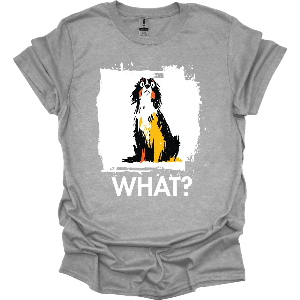 English Springer Spaniel - What Dog T-Shirt - Sport Grey