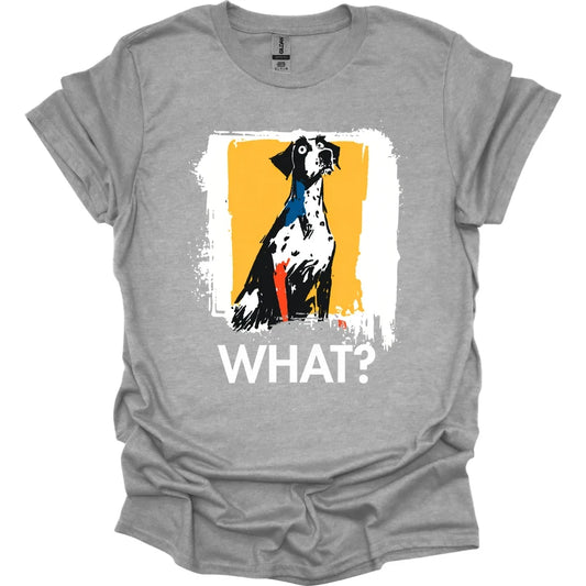 German Shorthaired Pointer - What Dog T-Shirt - Sport Grey