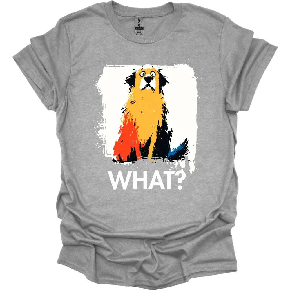 Golden Retriever - What Dog T-Shirt - Sport Grey