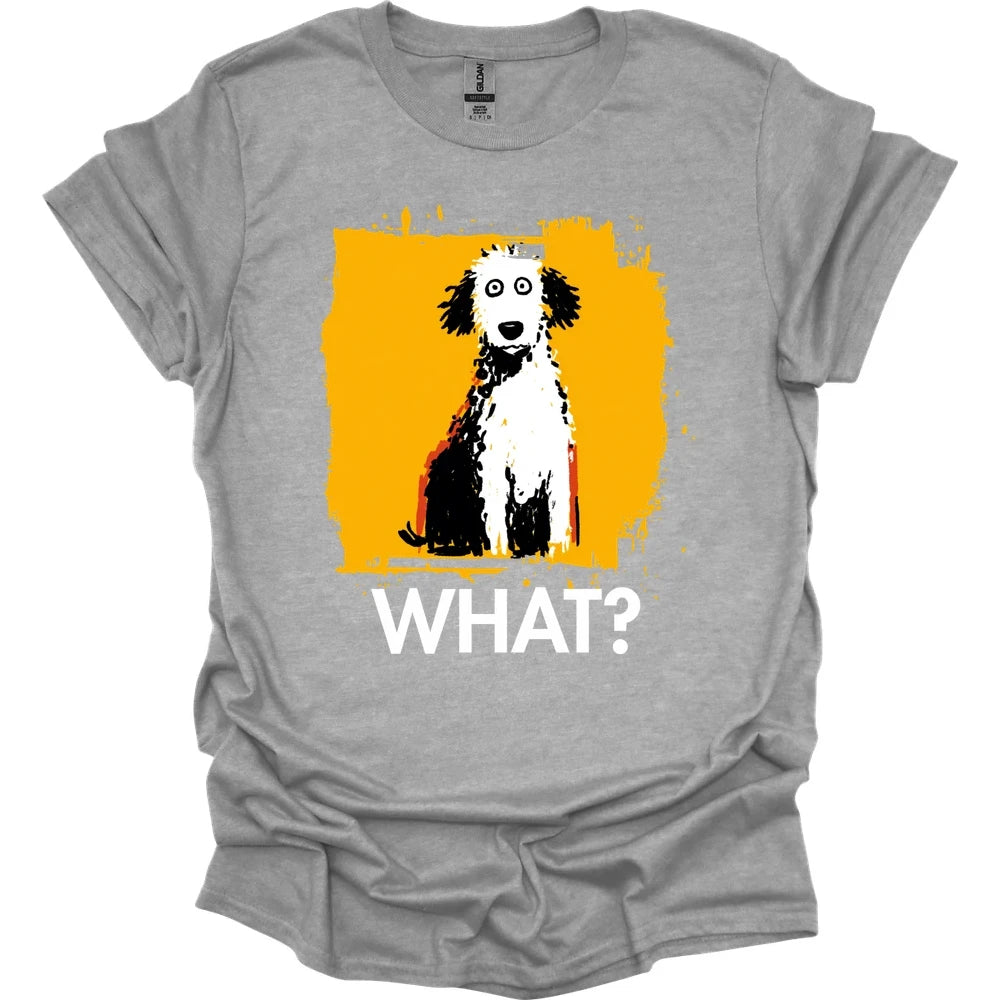Poodle - What Dog T-Shirt - Sport Grey