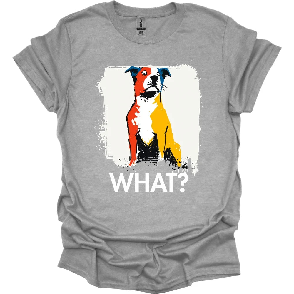 Pitbull - What Dog T-Shirt - Sport Grey