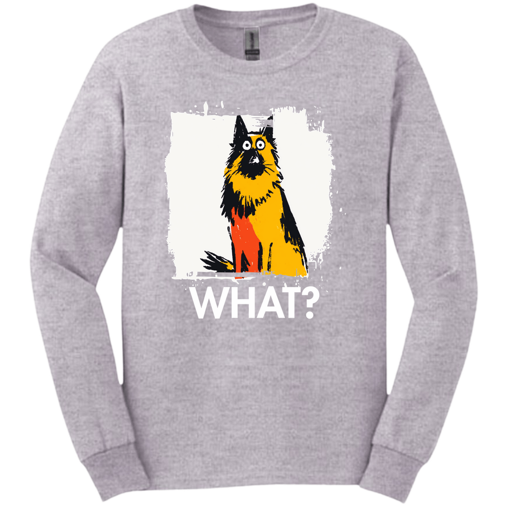 Dutch Shepherd - What Dog Long Sleeve Tee - Sport Grey