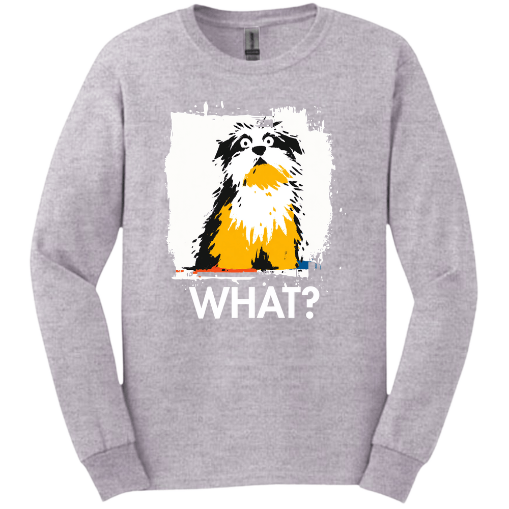 Havanese - What Dog Long Sleeve Tee - Sport Grey