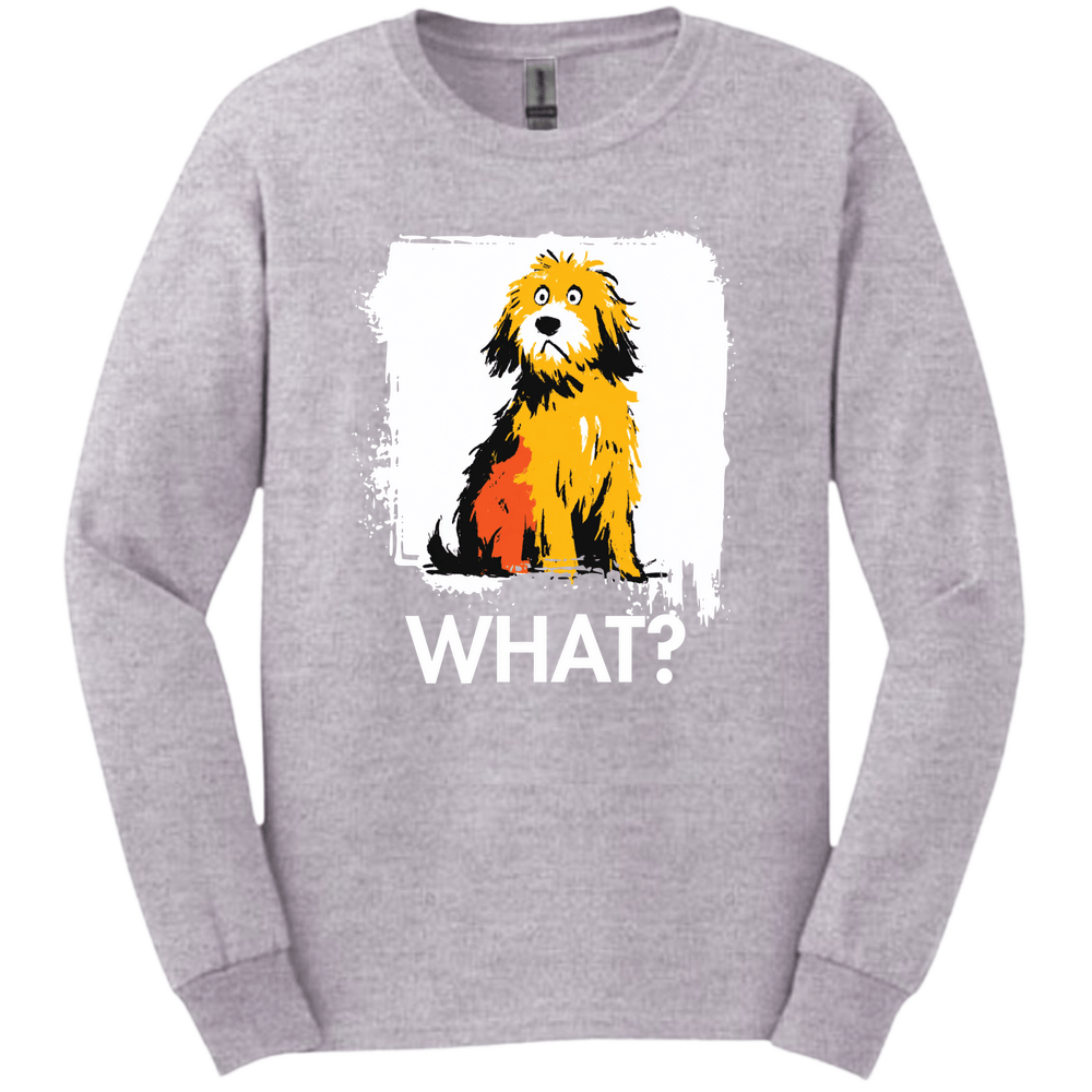 Cockapoo - What Dog Long Sleeve Tee - Sport Grey