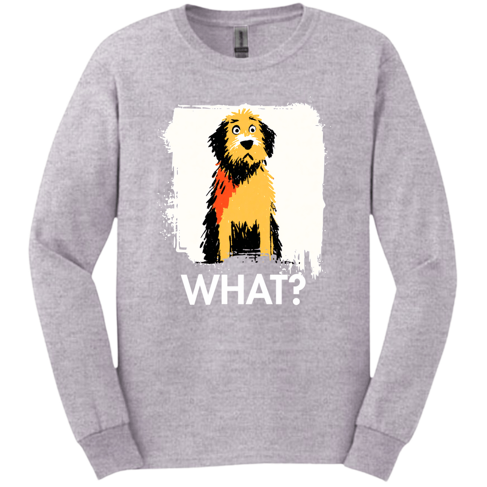 Labradoodle - What Dog Long Sleeve Tee - Sport Grey