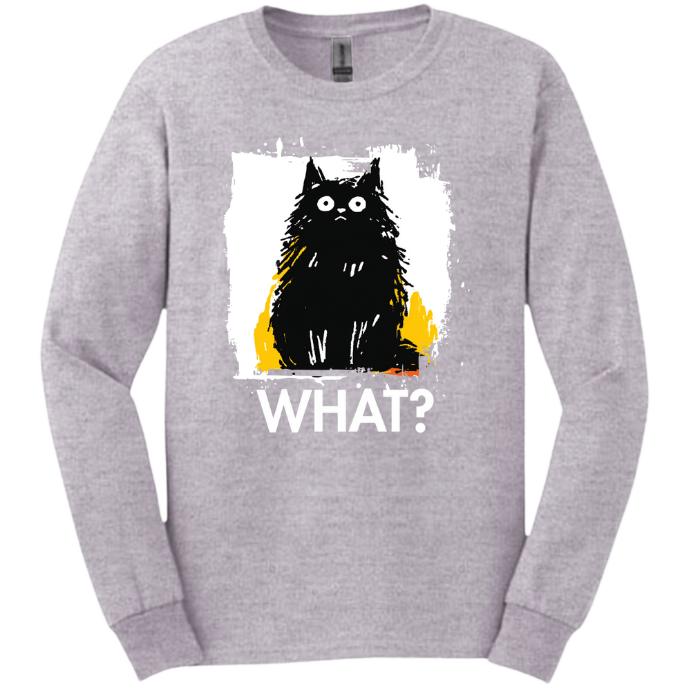 Schipperke - What Dog Long Sleeve Tee - Sport Grey