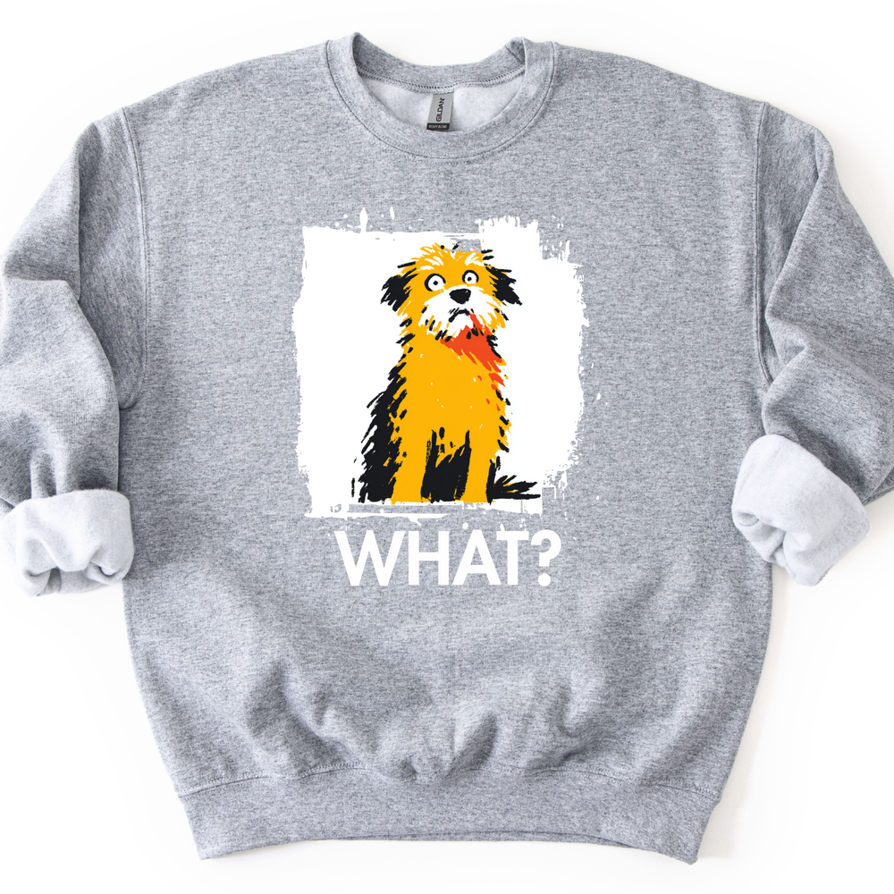 Cavapoo - What Dog Sweater - Sport Grey