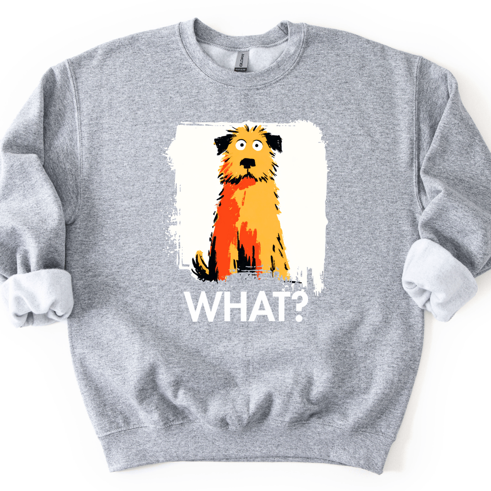 Golden Doodle - What Dog Sweater - Sport Grey
