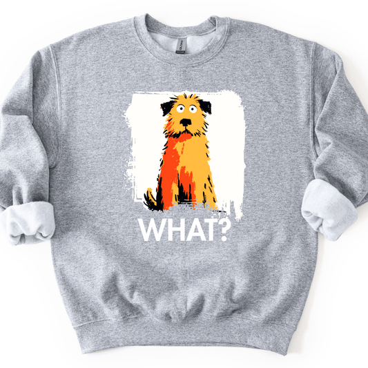 Golden Doodle - What Dog Sweater - Sport Grey