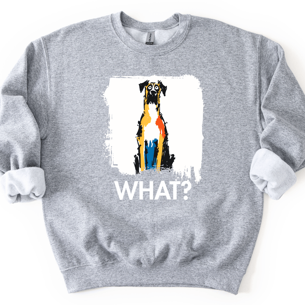 Great Dane - What Dog Sweater - Sport Grey