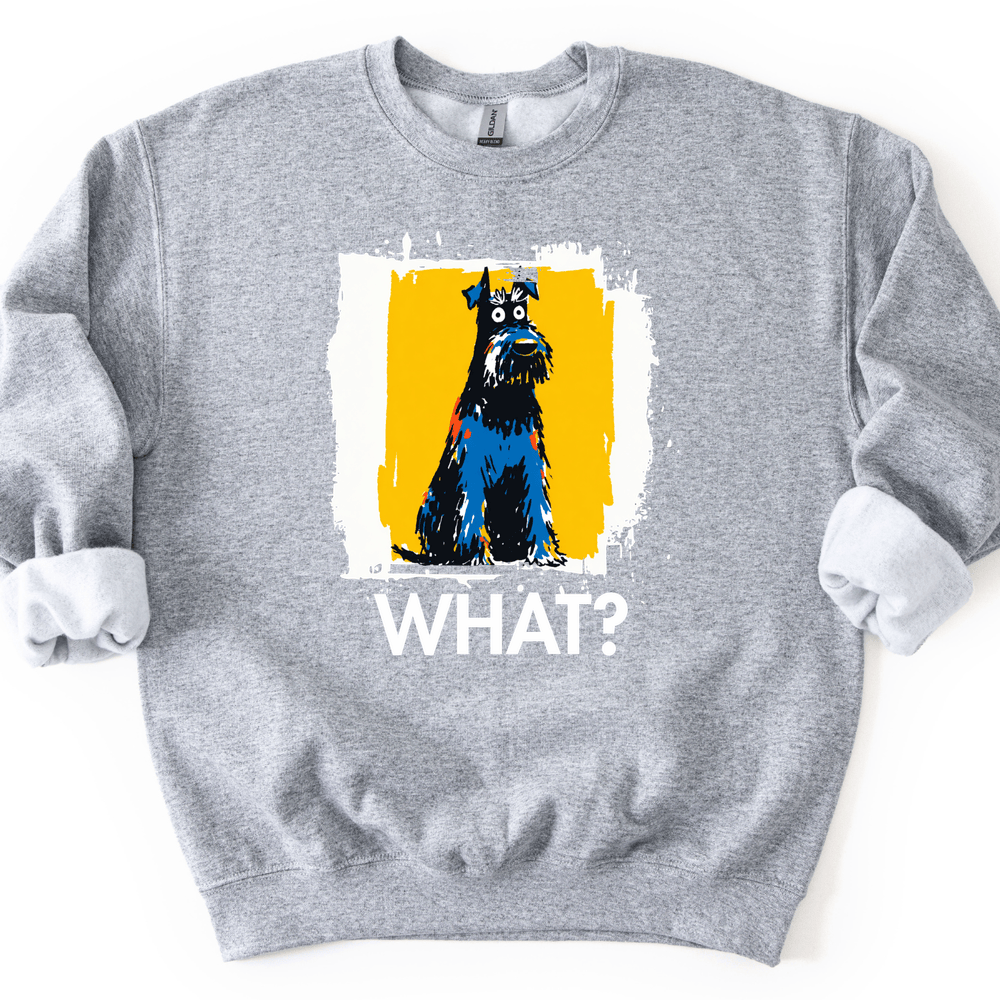 Kerry Blue Terrier - What Dog Sweater - Sport Grey