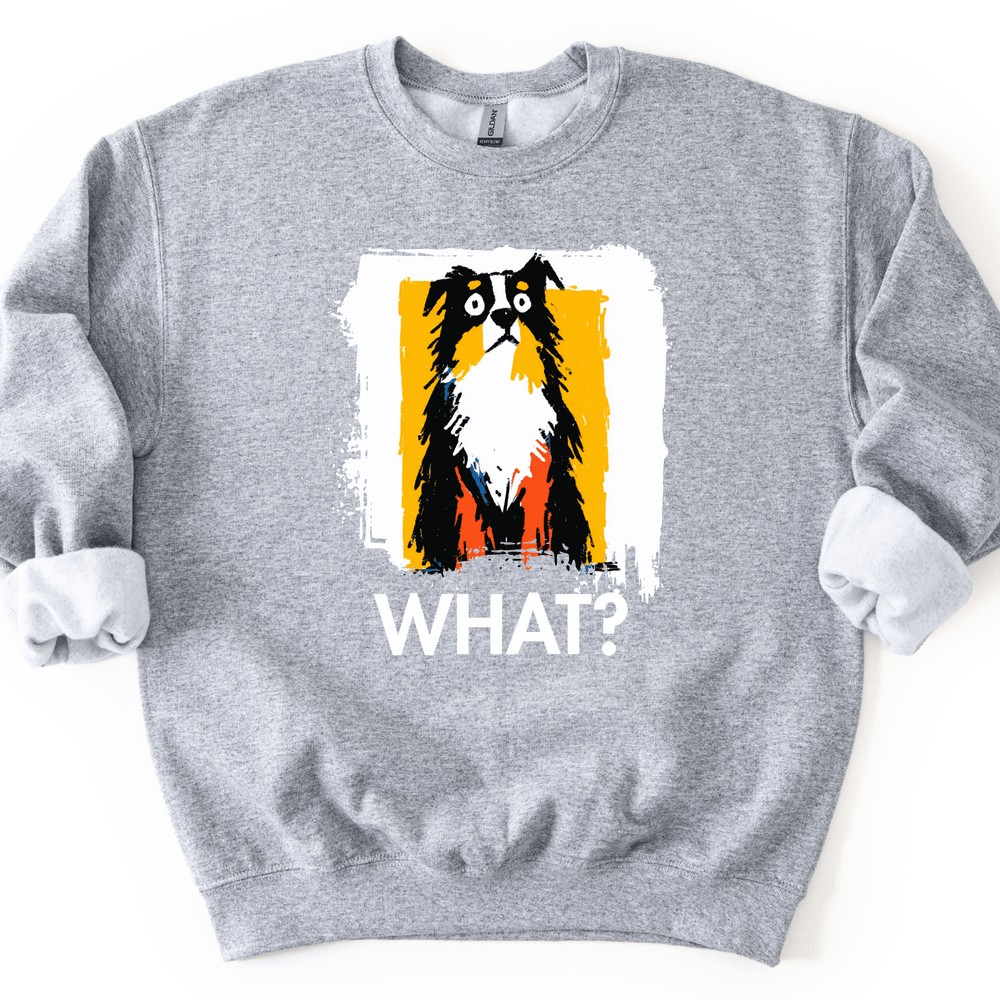 Miniature American Shepherd - What Dog Sweater - Sport Grey
