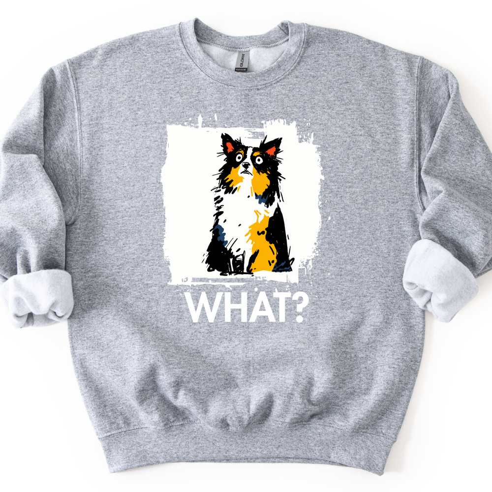 Papillon - What Dog Sweater - Sport Grey