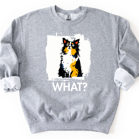 Papillon - What Dog Sweater - Sport Grey