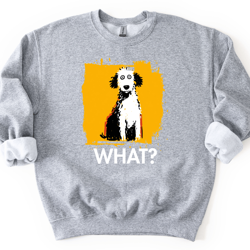 Poodle - What Dog Sweater - Sport Grey
