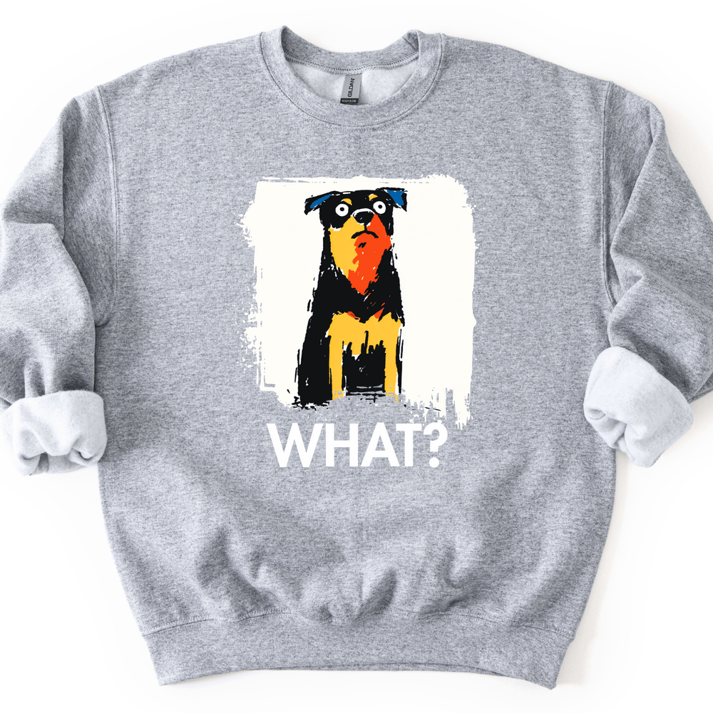 Rottweiler - What Dog Sweater - Sport Grey