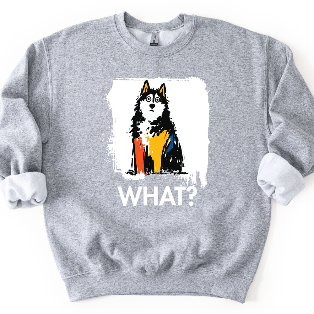 Alaskan Malamute - What Dog Sweater - Sport Grey