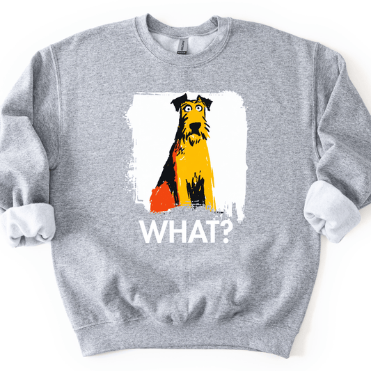Irish Terrier - What Dog Sweater - Sport Grey