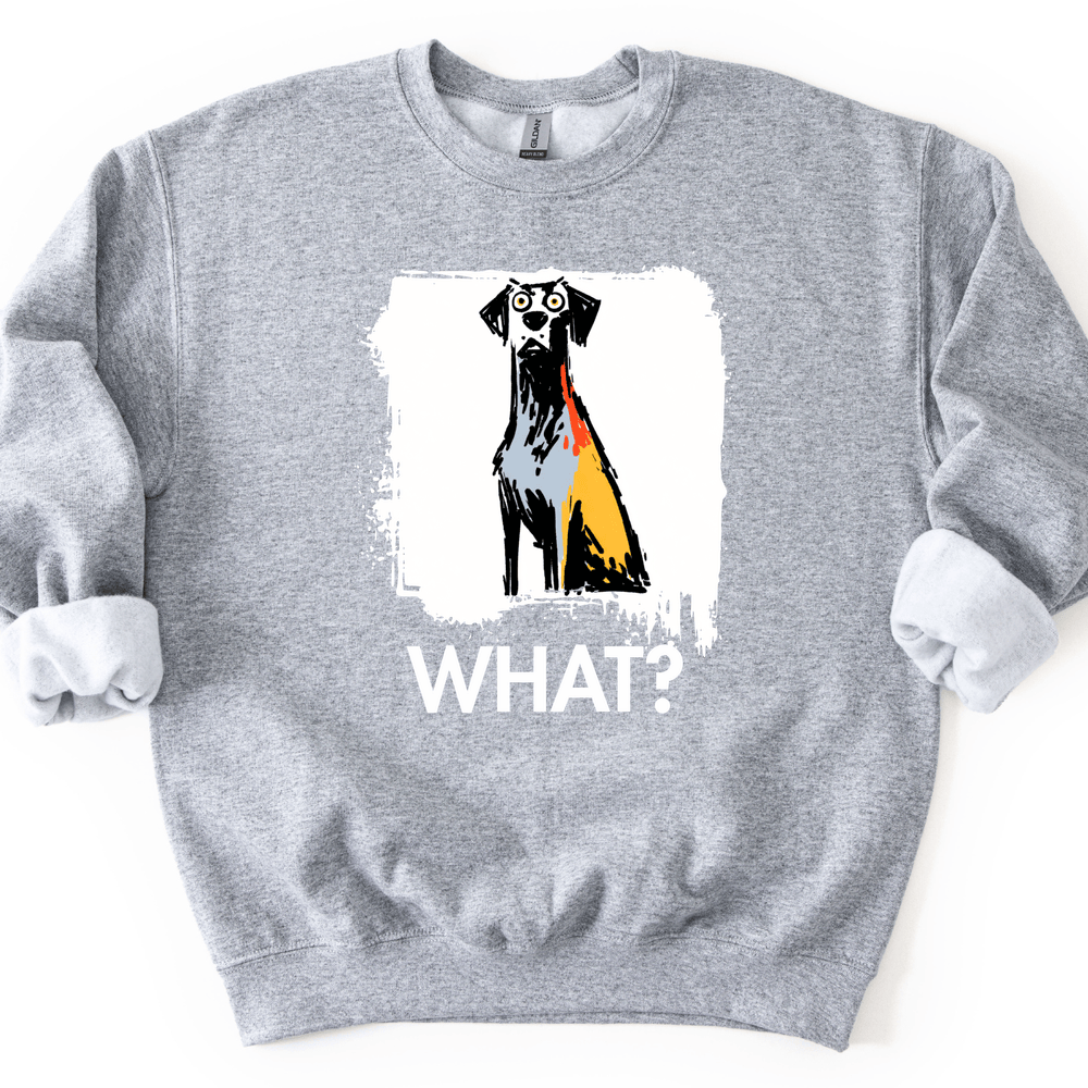 Weimaraner - What Dog Sweater - Sport Grey