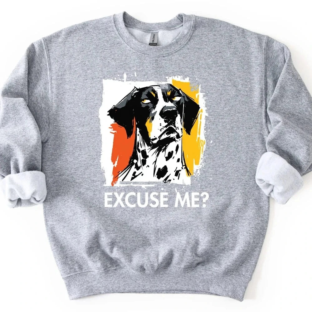 German Shorthaired Pointer - Excuse Me Dog Sweater - Sport Grey