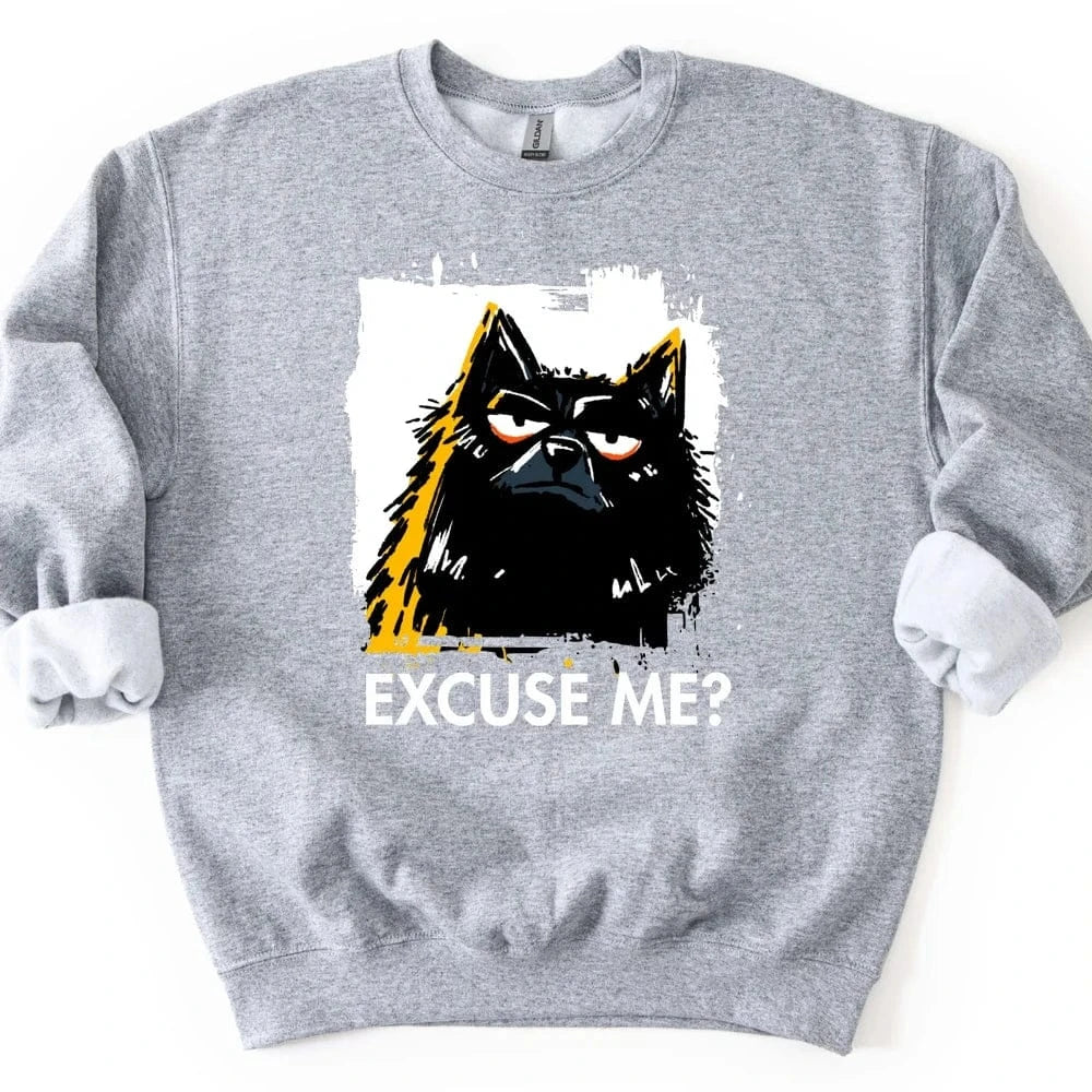 Schipperke - Excuse Me Dog Sweater - Sport Grey