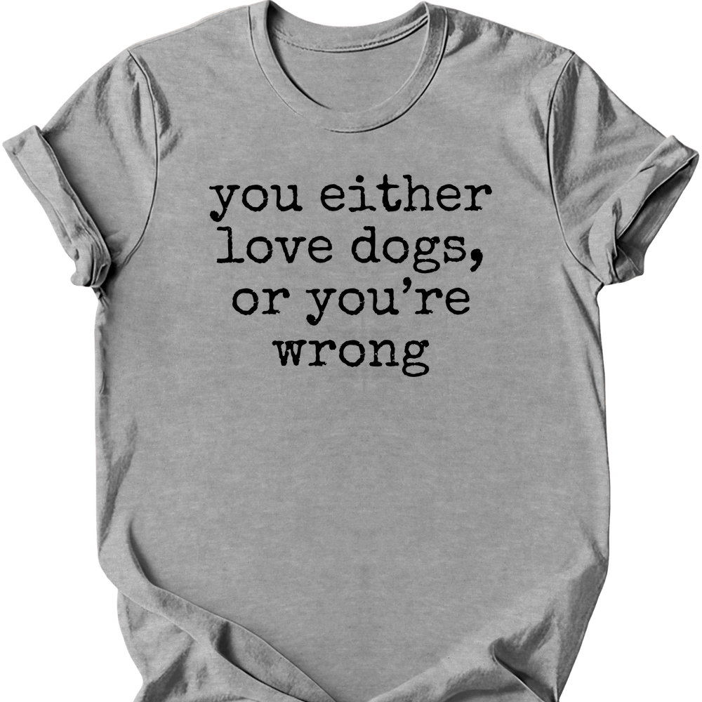 You're Wrong T-Shirt - Sport Grey