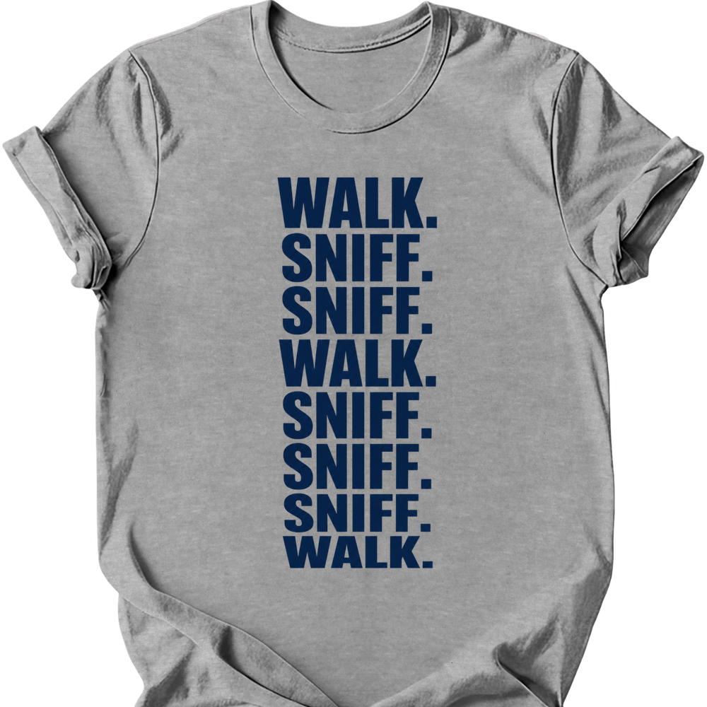 Walk Sniff T-Shirt - Sport Grey