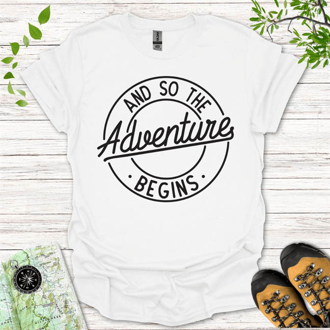 And So The Adventure Begins T-Shirt