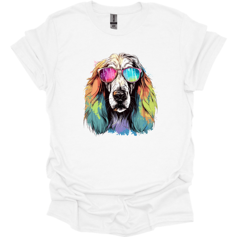 Afghan Hound - Top Dog T-Shirt - White