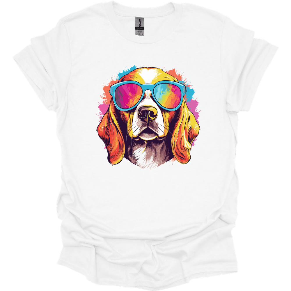 Beagle - Top Dog T-Shirt - White